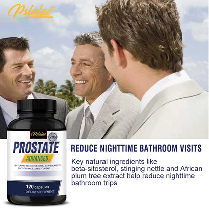 Prostate Support Supplement – Premium Formula with Saw Palmetto, Lycopene, Nettle & Cranberry, 120 Capsules