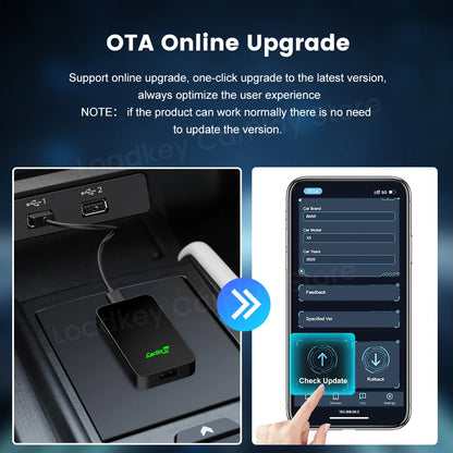 CarlinKit 5.0 & 4.0 Wireless CarPlay & Android Auto Adapter — Waze, Music, Spotify for Audi, Golf, Peugeot, Mazda, KIA, Mercedes, MG