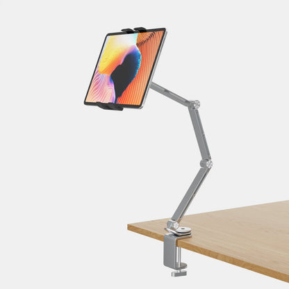Artpowers Adjustable Tablet Holder – Portable Stand for iPad, Monitor, Phone & Laptop with Rotating Clip Mount