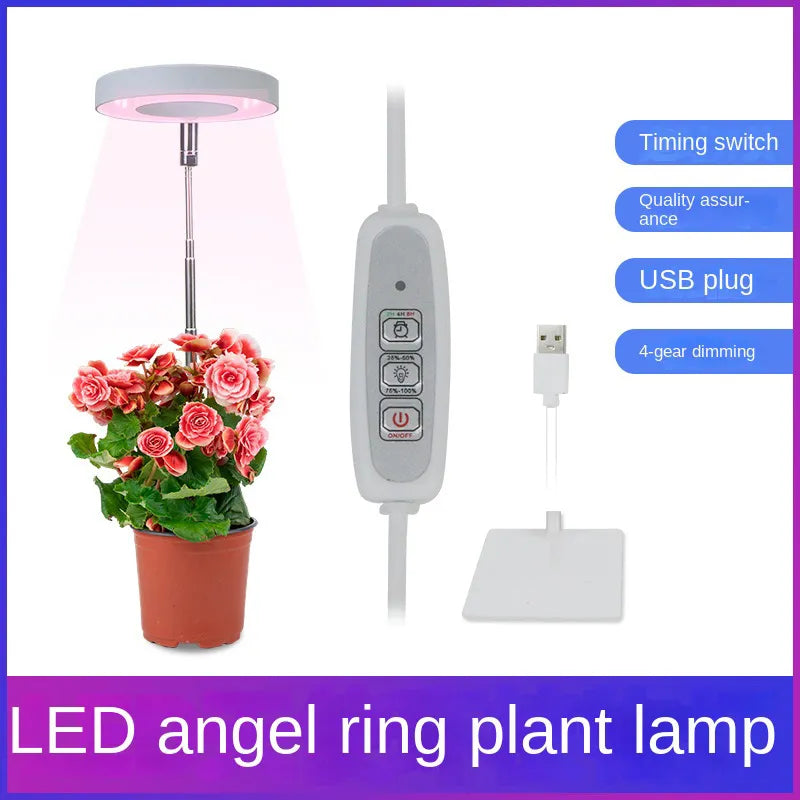 USB LED Grow Light Full Spectrum Phyto Lamp - 5V Plant Growth Lighting for Indoor Plants - Phytolamp for Optimal Plant Growth
