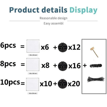 DIY Foldable Pet Playpen – Combined Cage Yard Fence for Dogs, Cats, Kittens, Rabbits, Guinea Pigs, Bunnies & Hedgehogs
