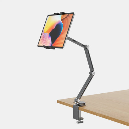 Artpowers Adjustable Tablet Holder – Portable Stand for iPad, Monitor, Phone & Laptop with Rotating Clip Mount