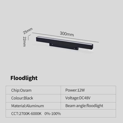 New Magnetic Track Light – Dimmable 48V LED Ceiling Lamp with Remote Control & No Main Light Design Spotlight