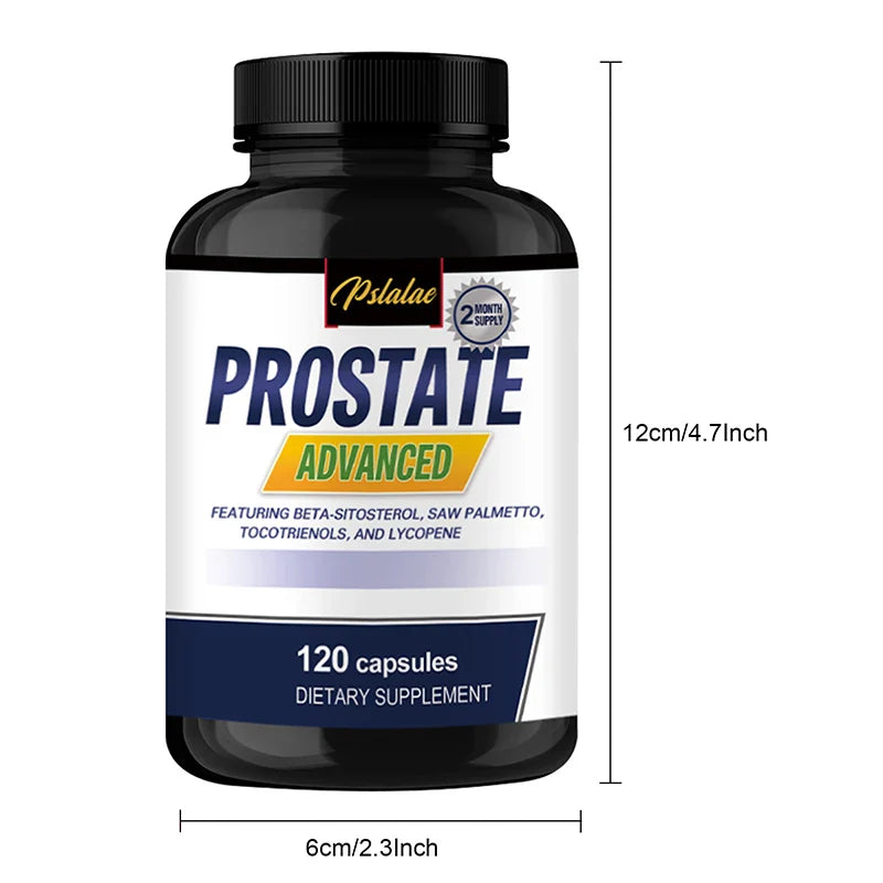 Prostate Support Supplement – Premium Formula with Saw Palmetto, Lycopene, Nettle & Cranberry, 120 Capsules