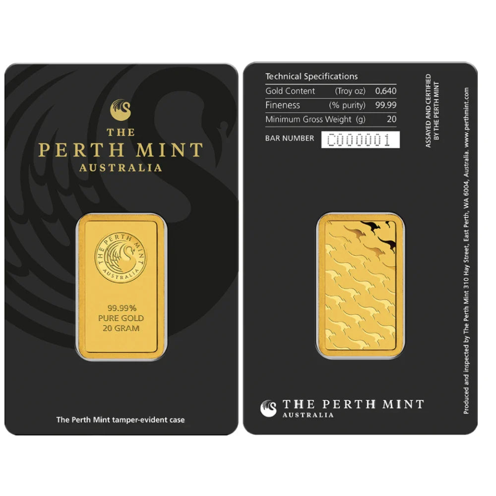 Australia Gold Bar Series – Brass Core Fake Gold Block with Serial Number, Sealed Packaging, Craft Collection Gift