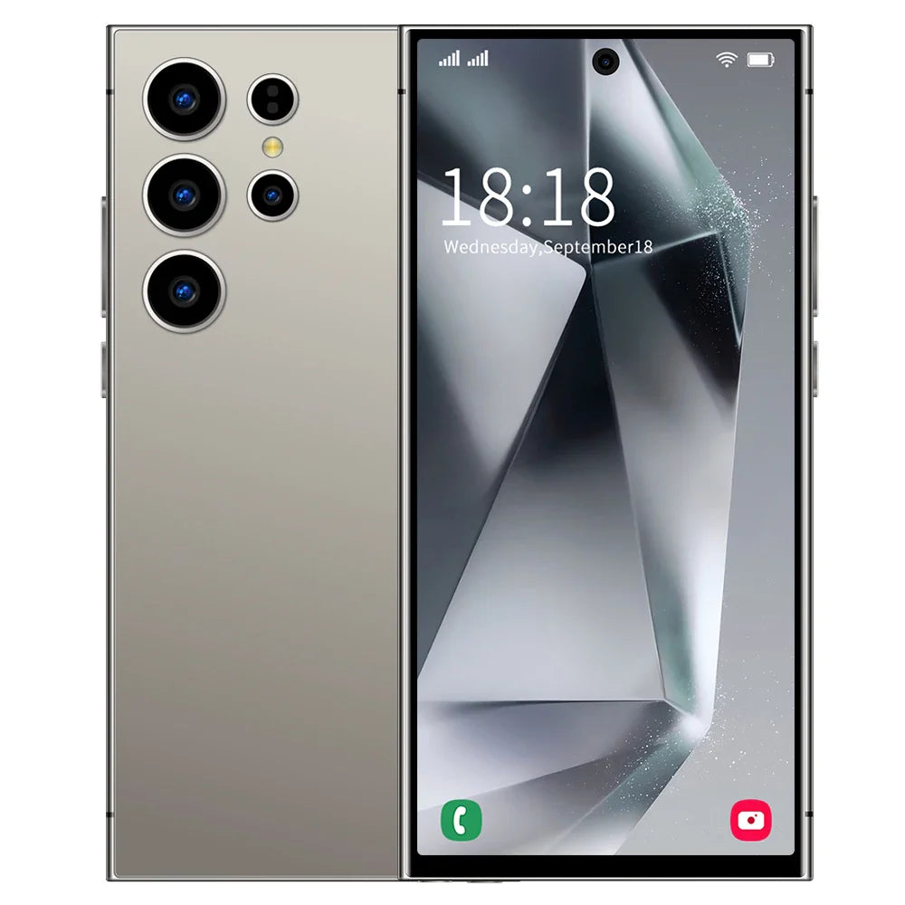 2026 HOT S26 Ultra Smartphone — 7.3" HD Global Edition, Dual SIM, 7800mAh Battery & Facial Recognition