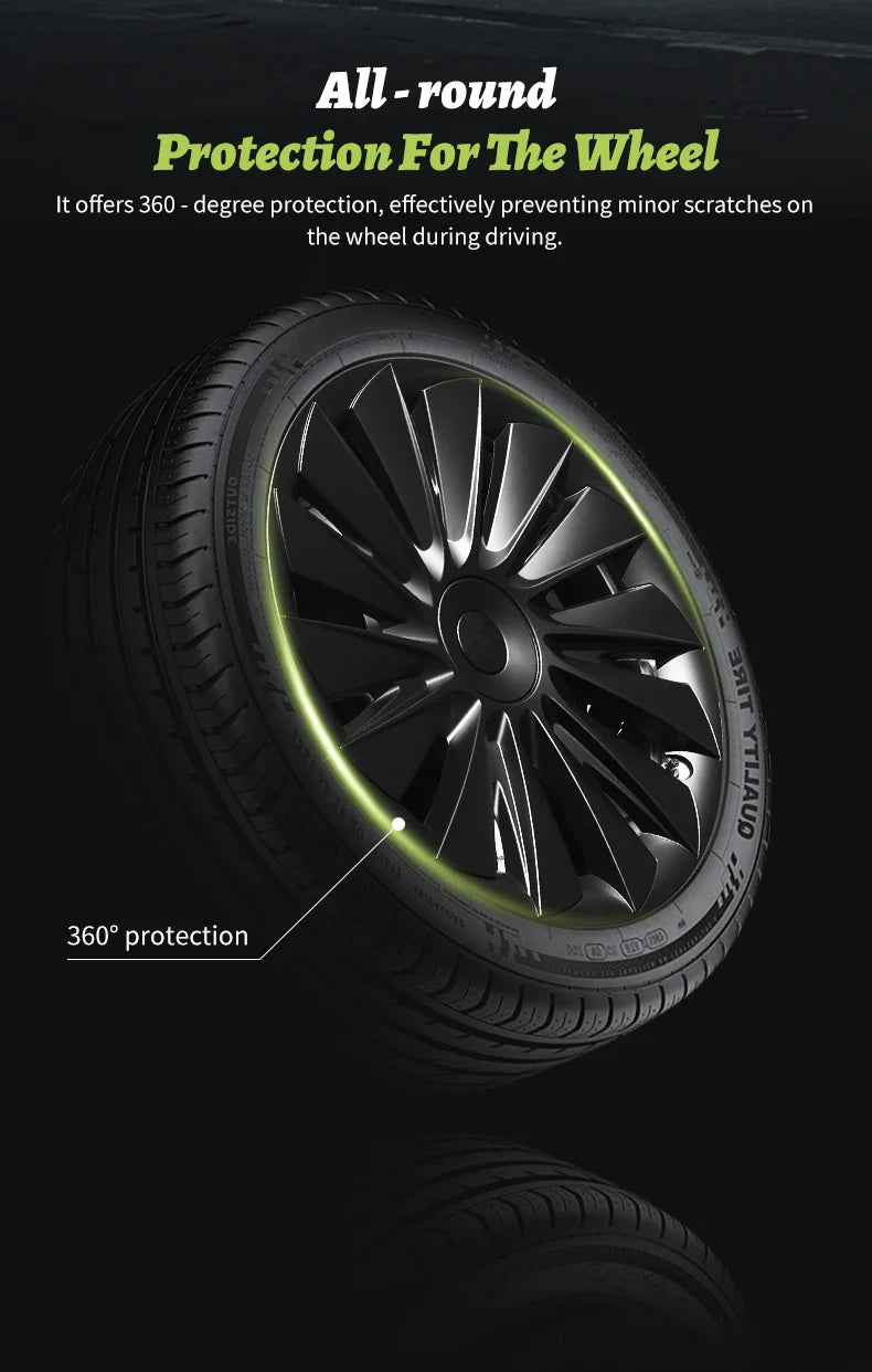Tesla Model Y 2020–2024 19" Full Coverage Blade Wheel Hubcap – Car Accessories