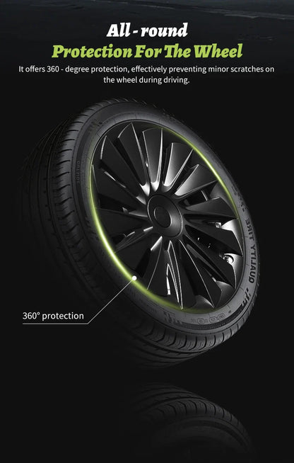 Tesla Model Y 2020–2024 19" Full Coverage Blade Wheel Hubcap – Car Accessories