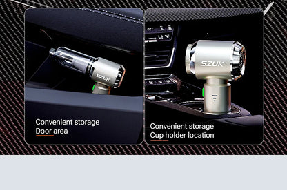 SZUK Mini Wireless Car Vacuum Cleaner – 98500Pa Powerful Suction, Handheld Portable Vacuum for Car Cleaning