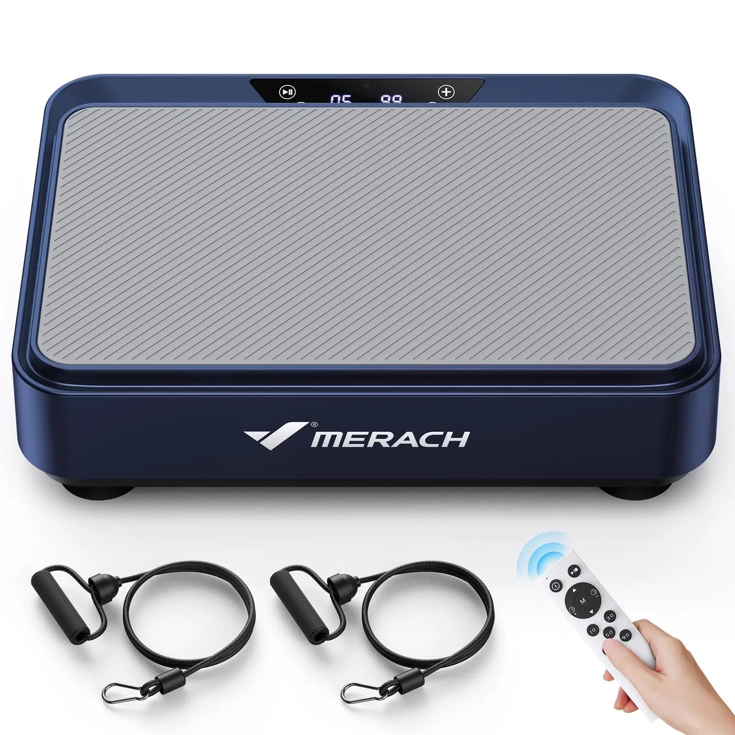MERACH Vibration Plate Exercise Machine – Lymphatic Drainage, Pain Relief, Sleep Aid, Fat Burning & Weight Loss Vibration Plate