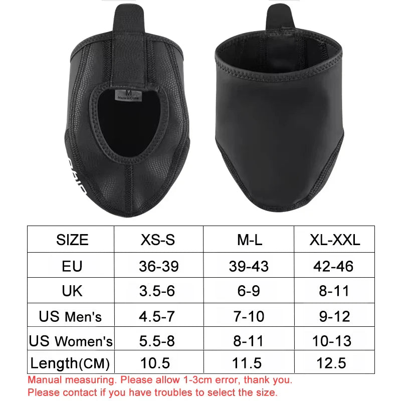 GIYO Winter Bicycle Toe Covers – Rainproof & Windproof Bike Shoe Covers for MTB & Road Cycling, Men & Women Booties