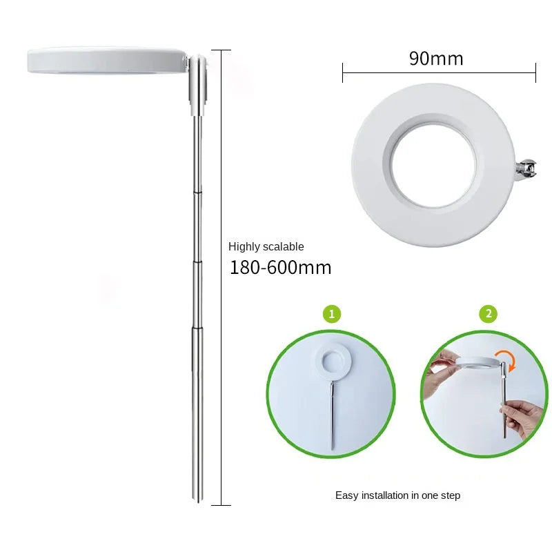 USB LED Grow Light Full Spectrum Phyto Lamp - 5V Plant Growth Lighting for Indoor Plants - Phytolamp for Optimal Plant Growth