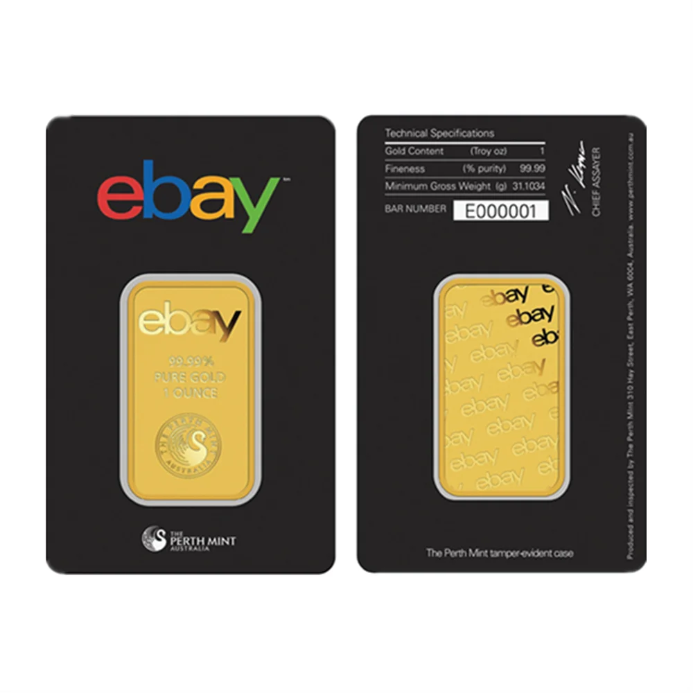 Australia Gold Bar Series – Brass Core Fake Gold Block with Serial Number, Sealed Packaging, Craft Collection Gift