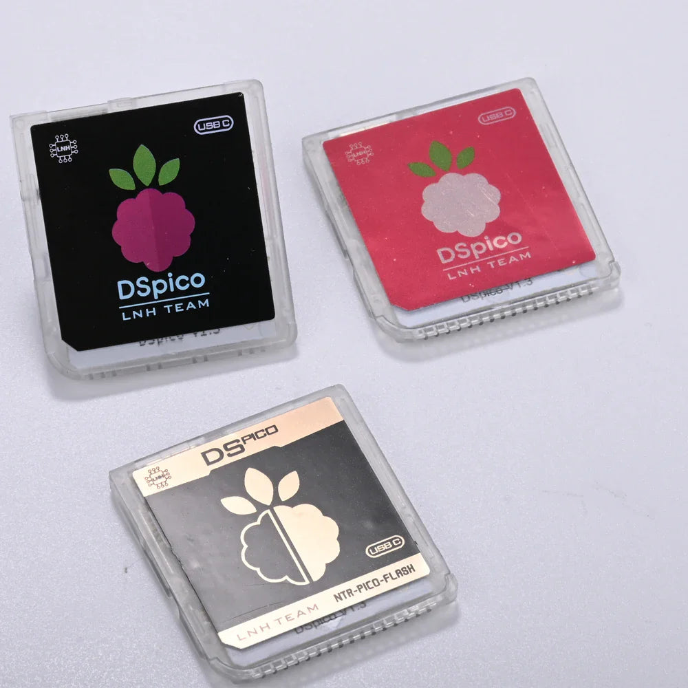 Chiscart DSpico USB-C Game Cartridge – Compatible with NDS, NDSL, DSi & 3DS Consoles, Portable Game Backup & Storage Card Adapter