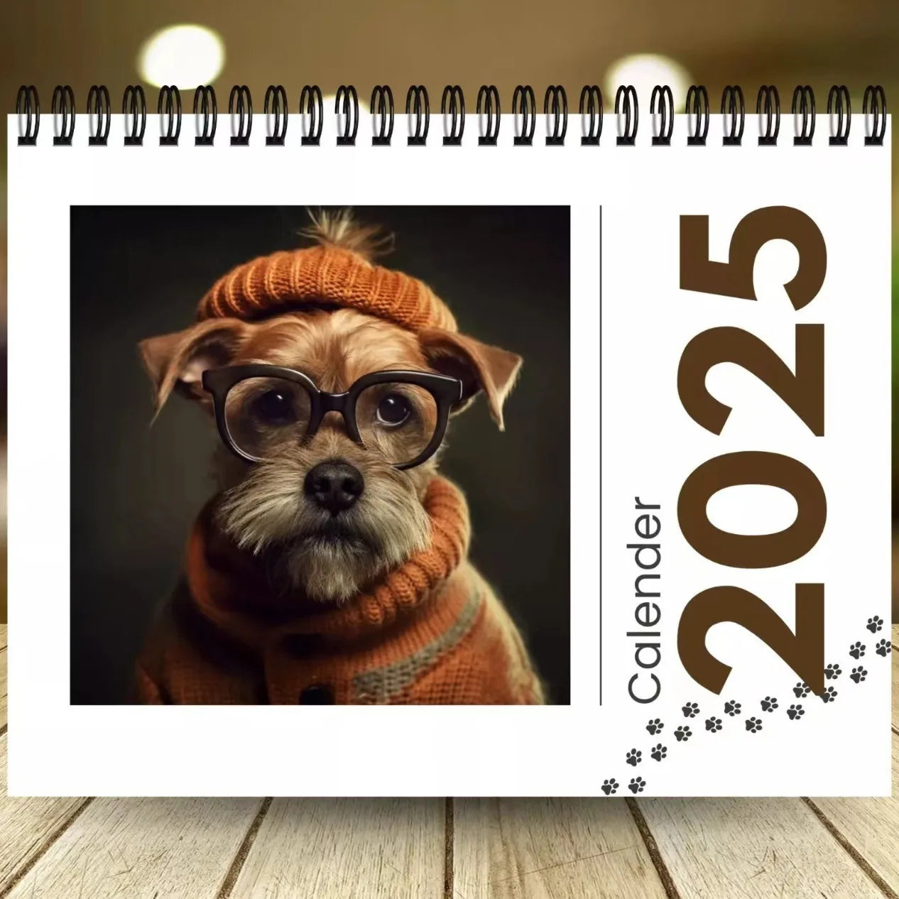 2025 'Tired-Ass Women' Funny Wall Calendar - 12 Months of Cuss Word Sayings, Unique New Year Gift for Her