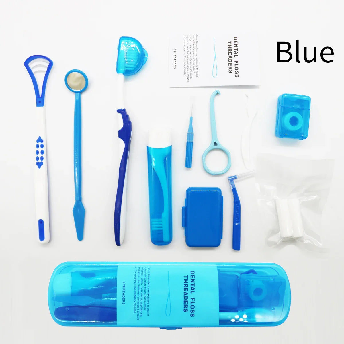 12PCS Orthodontic Oral Care Kit – Teeth Cleaning & Dental Hygiene Tools