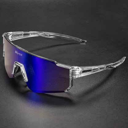 Scvcn UV400 Sports Sunglasses - Fashion Eyewear for Men and Women, Ideal for Biking, Running, Driving and Racing