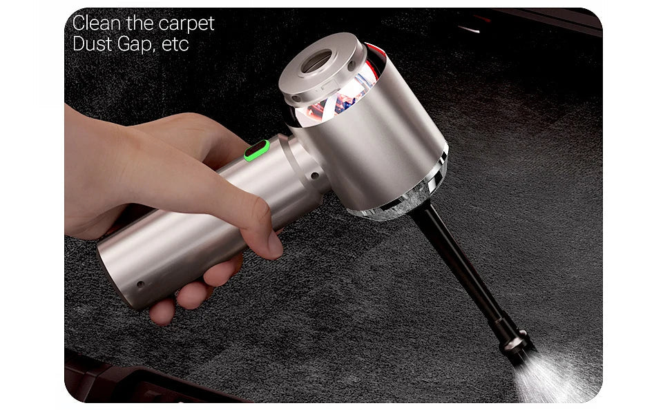SZUK Mini Wireless Car Vacuum Cleaner – 98500Pa Powerful Suction, Handheld Portable Vacuum for Car Cleaning