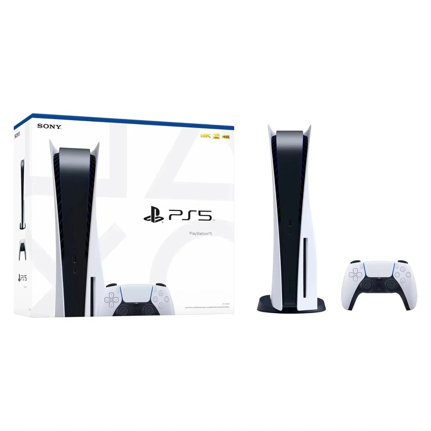 Sony PlayStation 5 Console — Disc Edition, White Video Game System