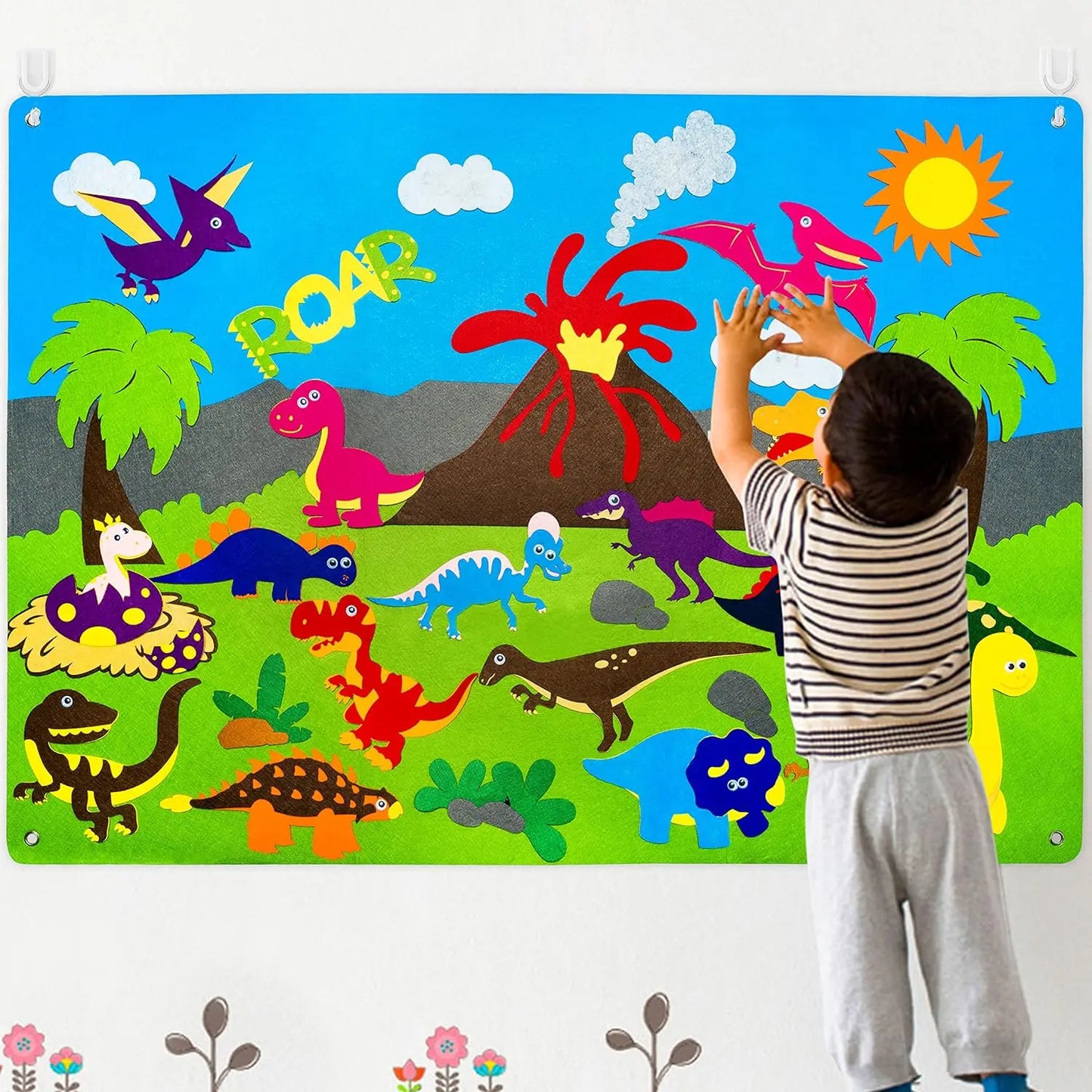 Montessori Felt Board Story Set – Outer Space Learning Activities, Preschool Educational Toy & Party Decoration