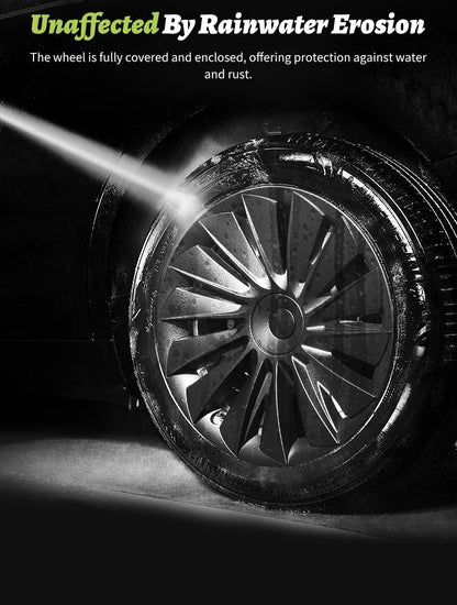 Tesla Model Y 2020–2024 19" Full Coverage Blade Wheel Hubcap – Car Accessories
