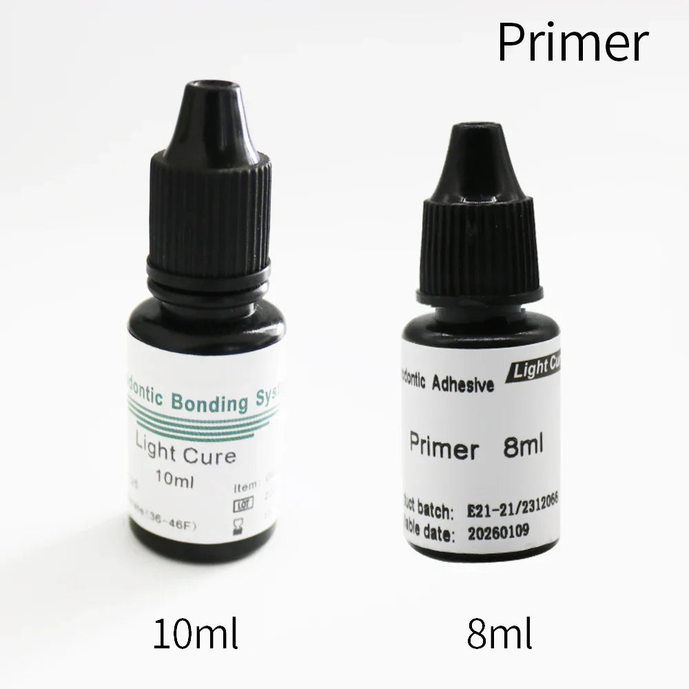 Orthodontic Bonding Adhesive Light Cure Primer – 8ml/10ml Bottle for Dental Use