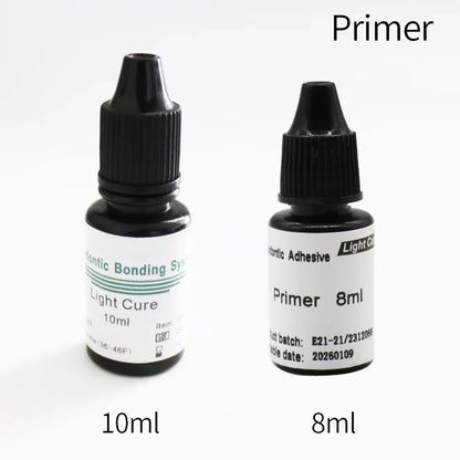 Orthodontic Bonding Adhesive Light Cure Primer – 8ml/10ml Bottle for Dental Use