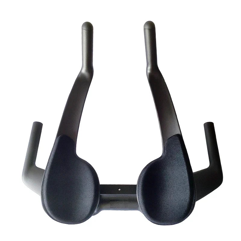 New Carbon Fiber Road Bicycle Rest TT Handlebar – Clip-On Aero Bars & Handlebar Extension for Triathlon & Time Trial Cycling
