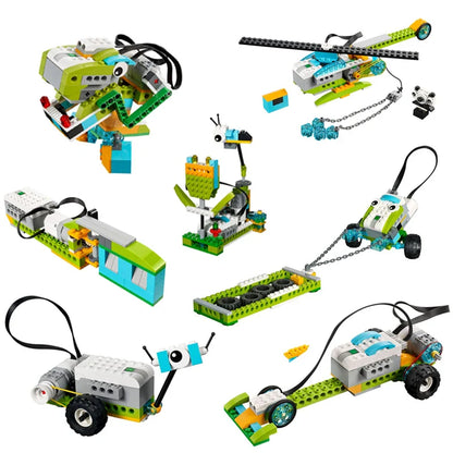 NEW WeDo 2.0 Core Set Robotics STEAM Kit – Compatible with 45300 We-Do Building Blocks, DIY Educational Toy for Christmas