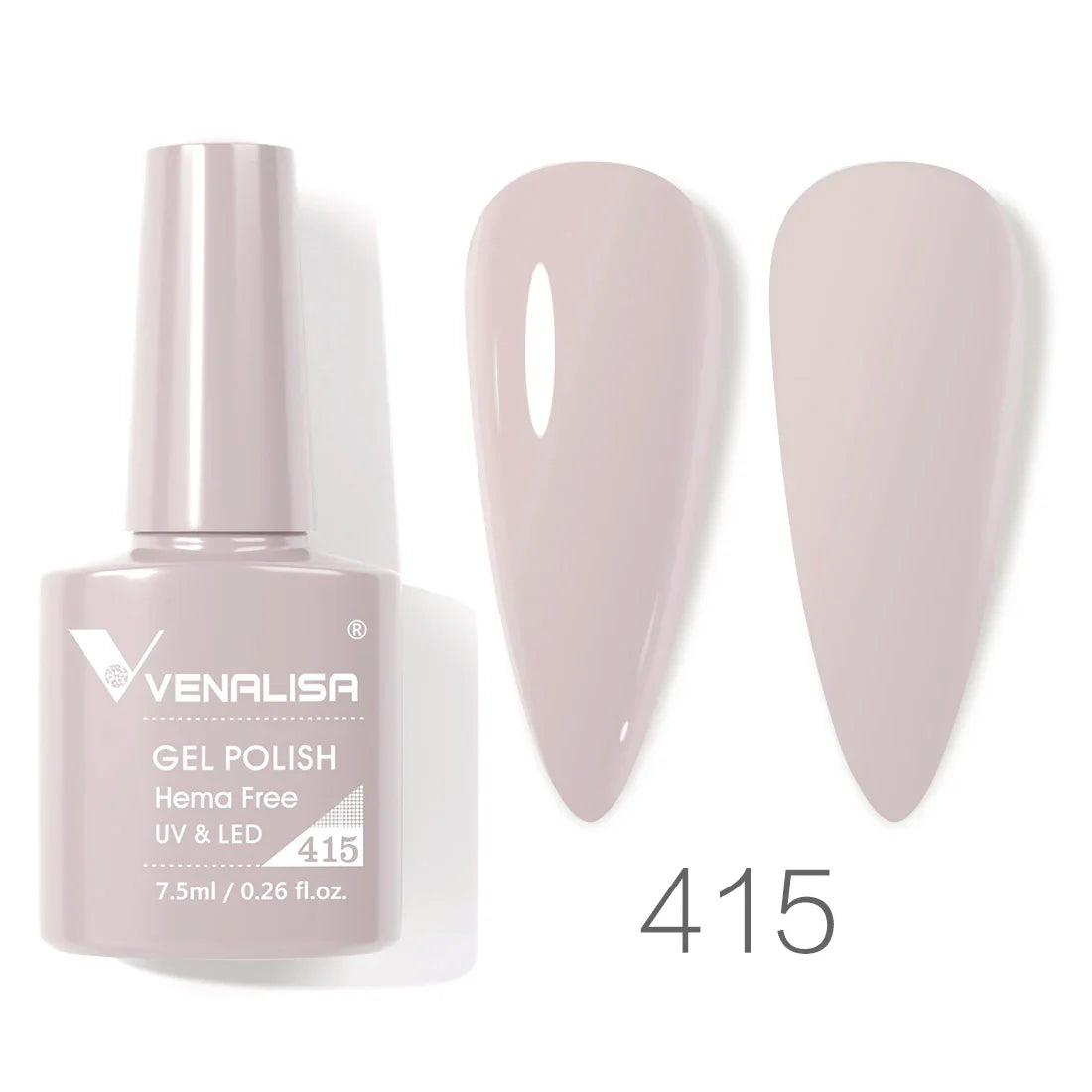 VENALISA 7.5ml HEMA-Free Nail Gel Polish – VIP4 Semi-Permanent Soak-Off UV/LED Gel Varnish, Full Coverage Nail Lacquer