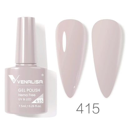 VENALISA 7.5ml HEMA-Free Nail Gel Polish – VIP4 Semi-Permanent Soak-Off UV/LED Gel Varnish, Full Coverage Nail Lacquer