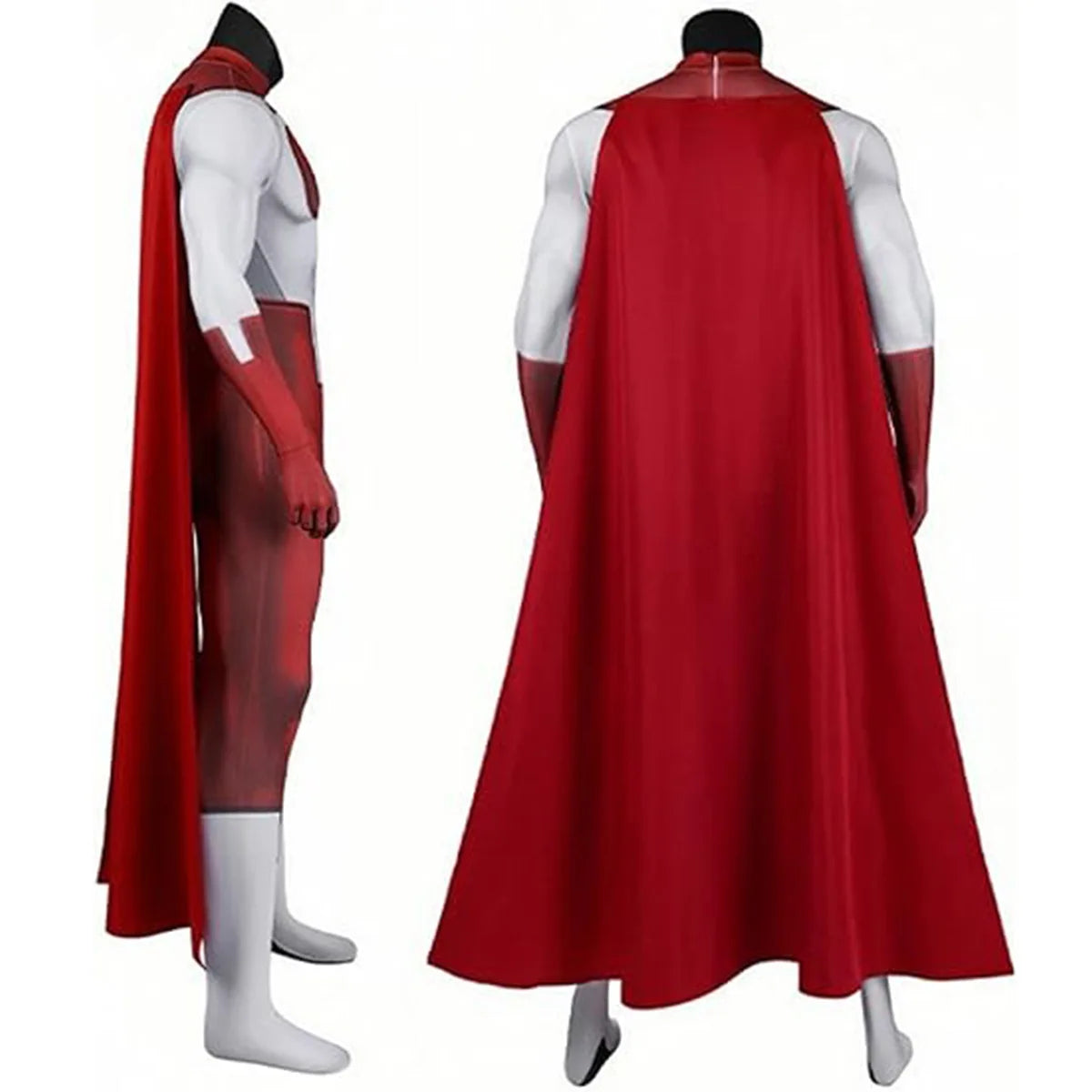 Invincible Omni-Man Cosplay Costume — Adult Zentai Jumpsuit for Nolan Grayson Roleplay, Halloween & Carnival Party