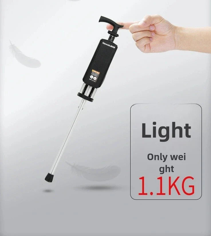 2-in-1 Portable Folding Cane & Chair — Quick-Fold Walking Stick with Built-In Seat and Three Legs