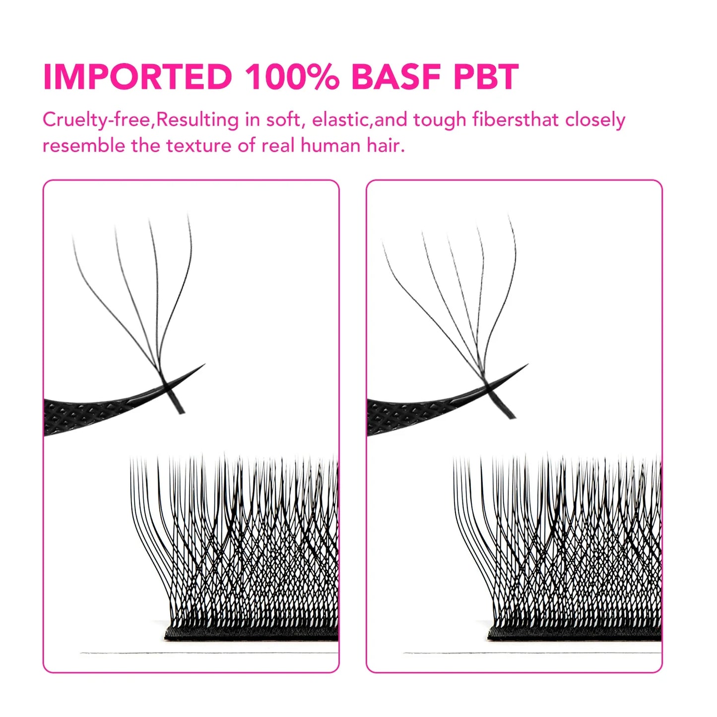 TDANCE 3D–6D Premade Fan Eyelash Extensions – W Style Faux Mink Soft Bloom Automatic Flowering Volume Lashes for Natural Salon-Quality Look