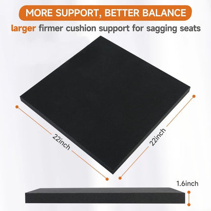 3Pcs 56x56cm Couch Cushion Support Boards – Sofa Sagging Seat Fix Inserts for Lift, Firm Support & Comfortable Seating Restoration