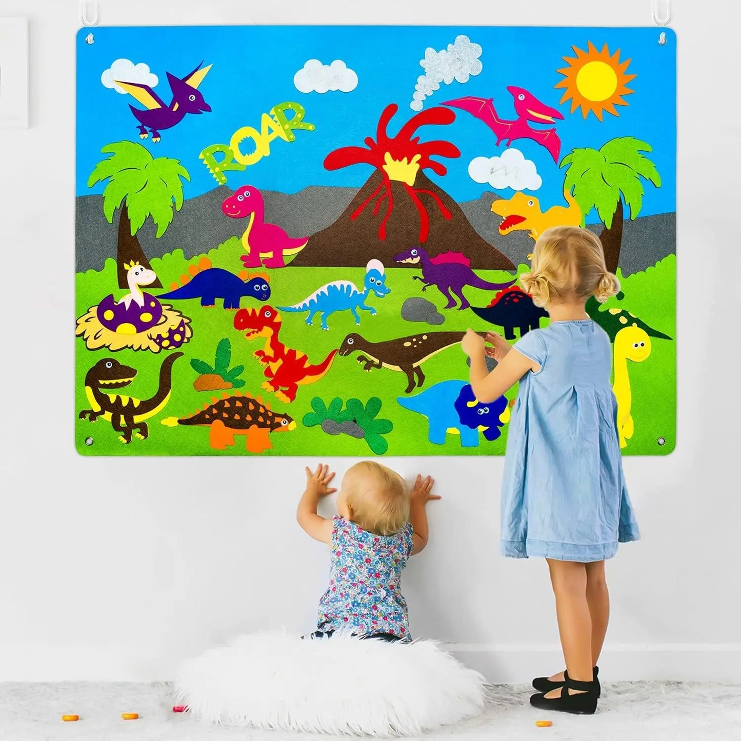 Montessori Felt Board Story Set – Outer Space Learning Activities, Preschool Educational Toy & Party Decoration