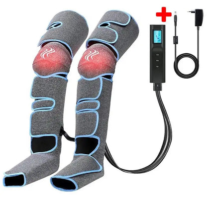 Foot Air Pressure Leg Massager — 360° Circulation & Muscle Relaxation Device for Lymphatic Drainage