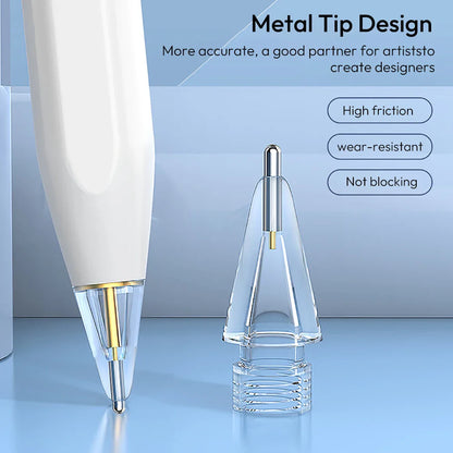 Replacement Tips for Apple Pencil 1st/2nd Gen – Upgraded Durable Nibs for iPad Pro Pencil