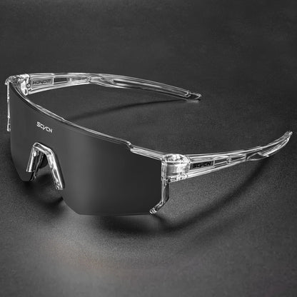 Scvcn UV400 Sports Sunglasses - Fashion Eyewear for Men and Women, Ideal for Biking, Running, Driving and Racing