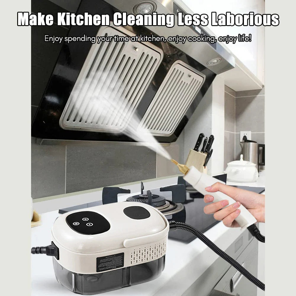 2500W High Pressure Steam Cleaner – Intelligent Household Cleaner for Air Conditioner, Kitchen, Car & Floors