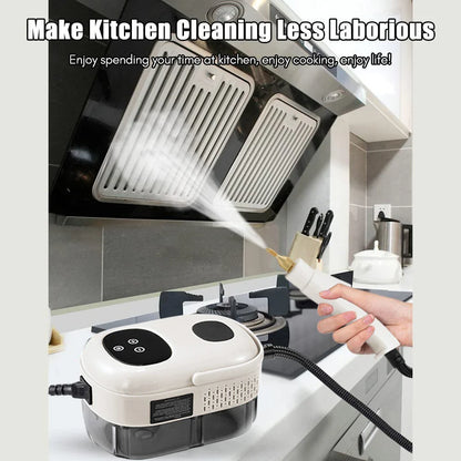 2500W High Pressure Steam Cleaner – Intelligent Household Cleaner for Air Conditioner, Kitchen, Car & Floors