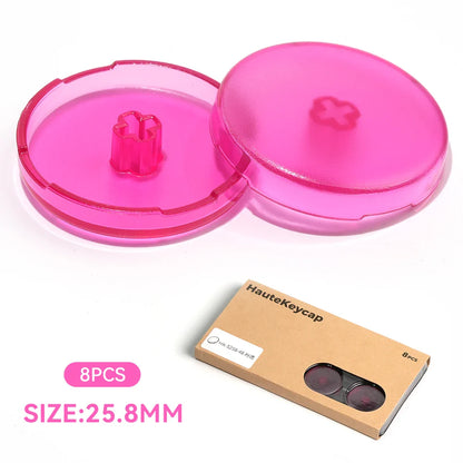 Haute42 Hitbox Cross Keycaps – 25.8mm Low-Profile DIY Button Caps for Leverless Arcade & Kailh Switch