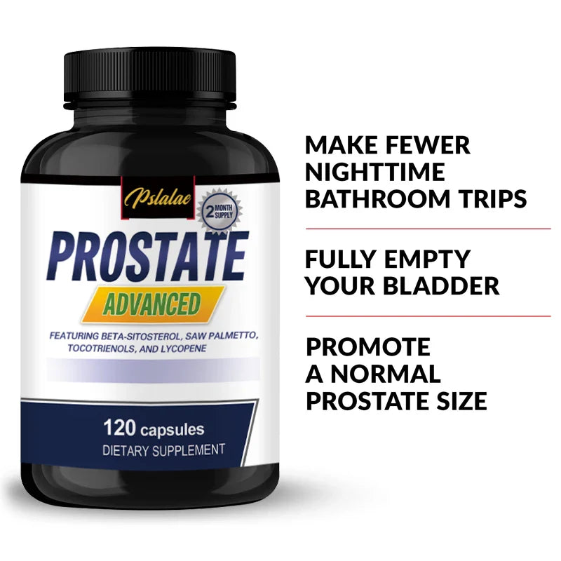 Prostate Support Supplement – Premium Formula with Saw Palmetto, Lycopene, Nettle & Cranberry, 120 Capsules