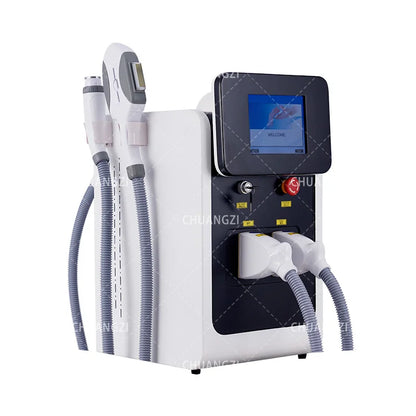 3-in-1 Portable Professional ND YAG & IPL Laser Machine – Hair, Tattoo & Pigment Removal, Skin Rejuvenation