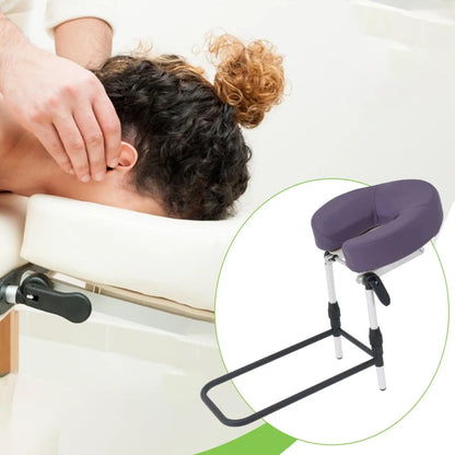 Massage Head Rest Pillow Kit – Adjustable Face Down Cradle Support for SPA, Salon & Massage Bed Comfort Equipment
