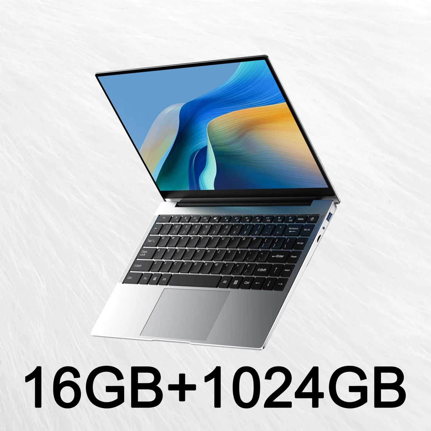 14.1" Ultra-Slim Laptop — 16GB RAM | 2TB SSD | Intel CPU | FHD Anti-Glare Display | Windows 11 Pro Office & Study PC