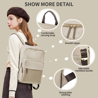 Large Capacity Women's Backpack - New Simple Travel & Business Laptop Shoulder Bag | School Student Backpack Purse
