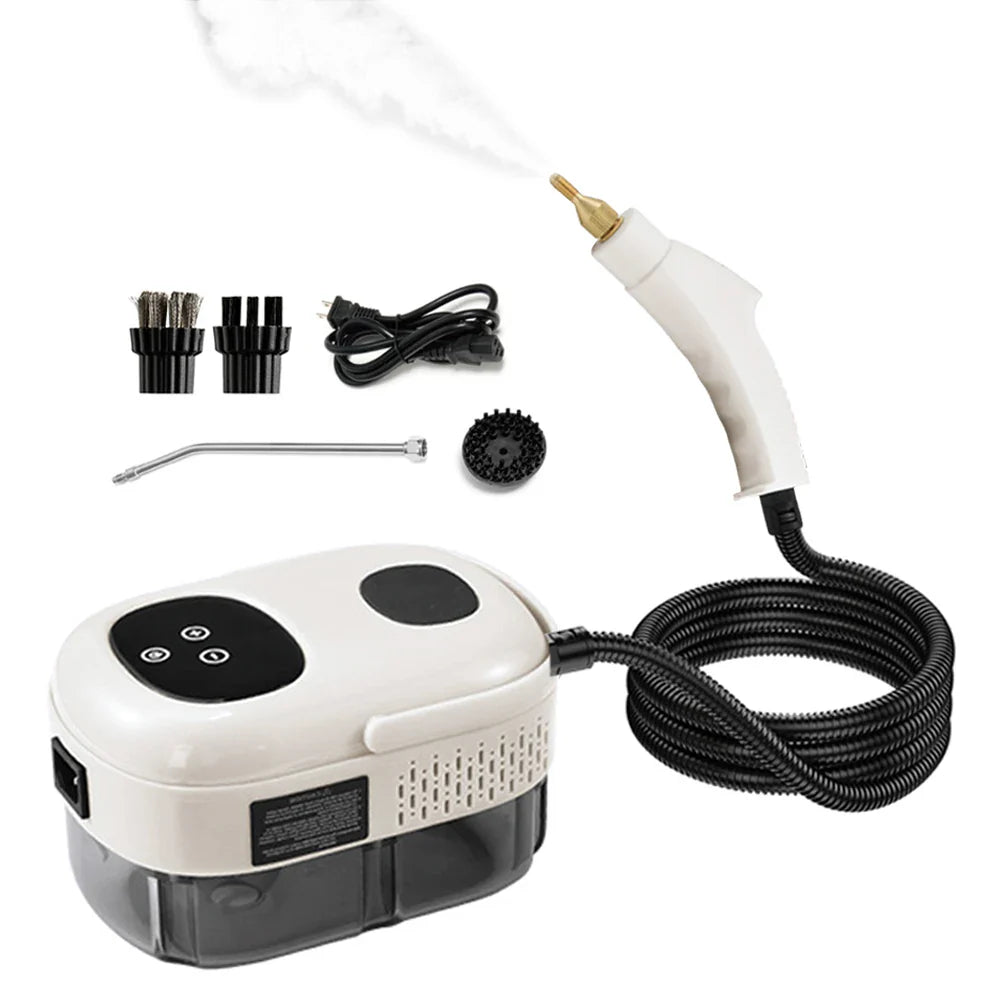 2500W High Pressure Steam Cleaner – Intelligent Household Cleaner for Air Conditioner, Kitchen, Car & Floors