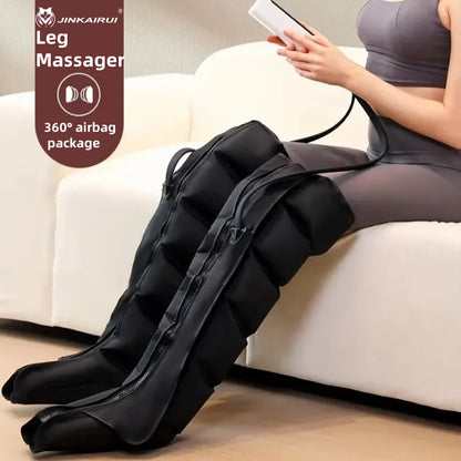 JinKairui Electric Leg Massager - Extended Thigh, Calf & Foot Relaxation with Remote Control