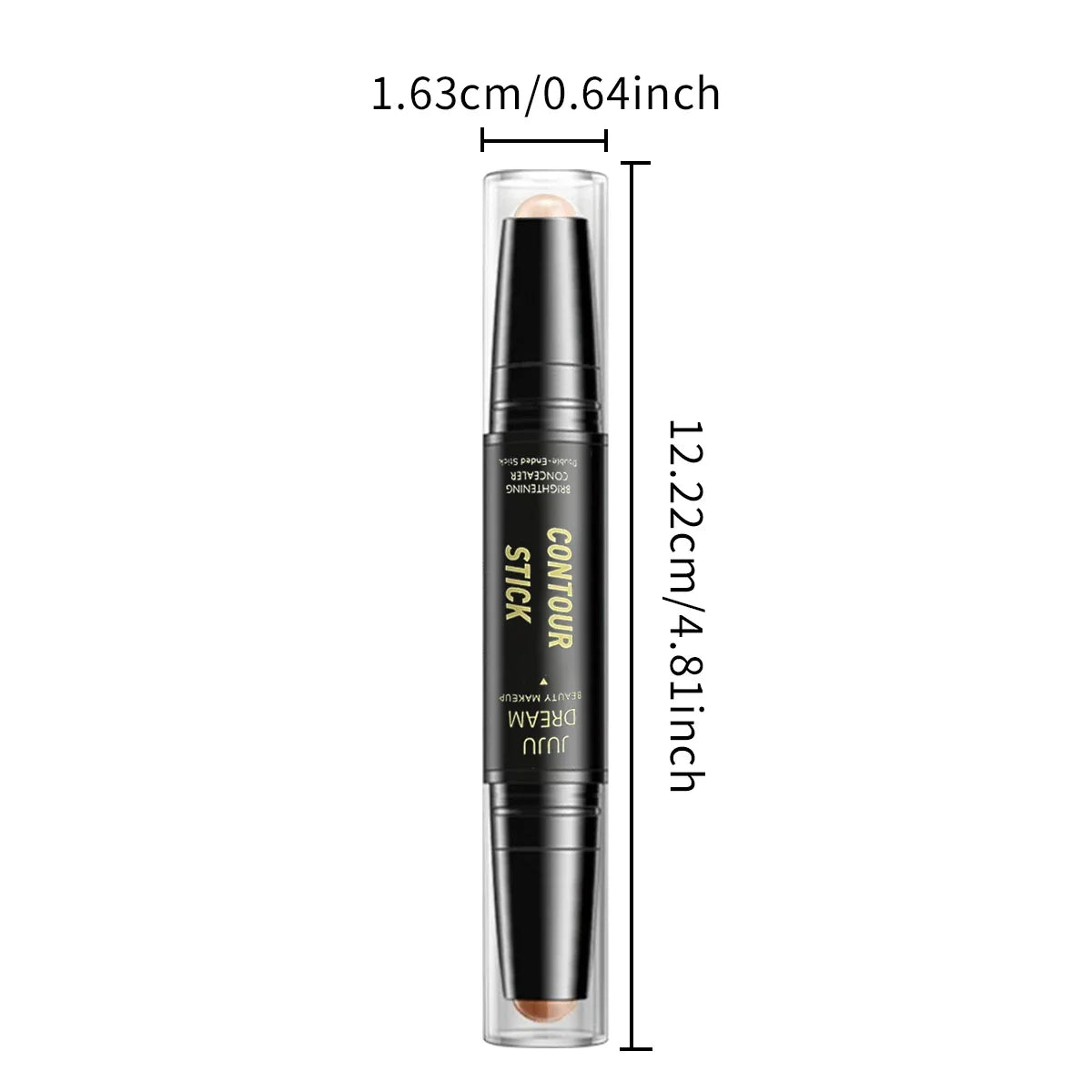 Dual-Ended Contour & Concealer Stick – Long-Lasting Foundation for Dark Circles & Facial Contouring